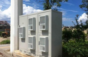 黑盾機柜空調在中國鐵塔戶外通信基站應用